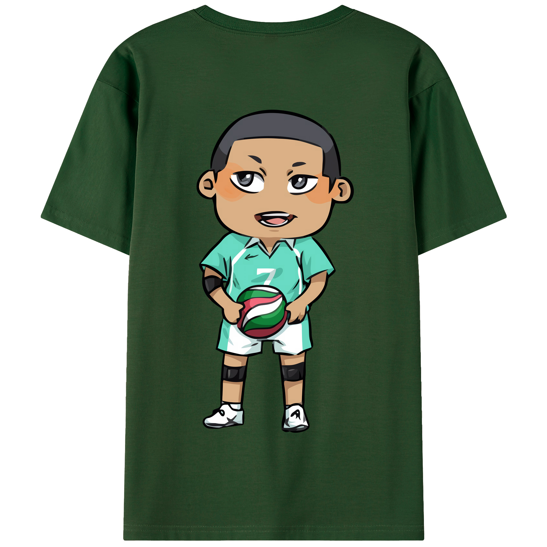 （画像用） ハイキュー!! Haikyu!! 綿100％半袖Tシャツ（背面プリント）